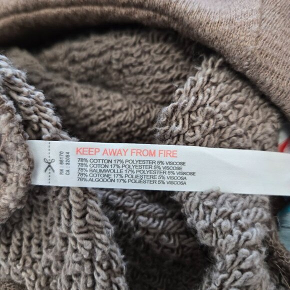 FREE PEOPLE Milley Co-ord Skirt Set brown Long Sleeve Top & Maxi Skirt Size XS - Picture 9 of 9